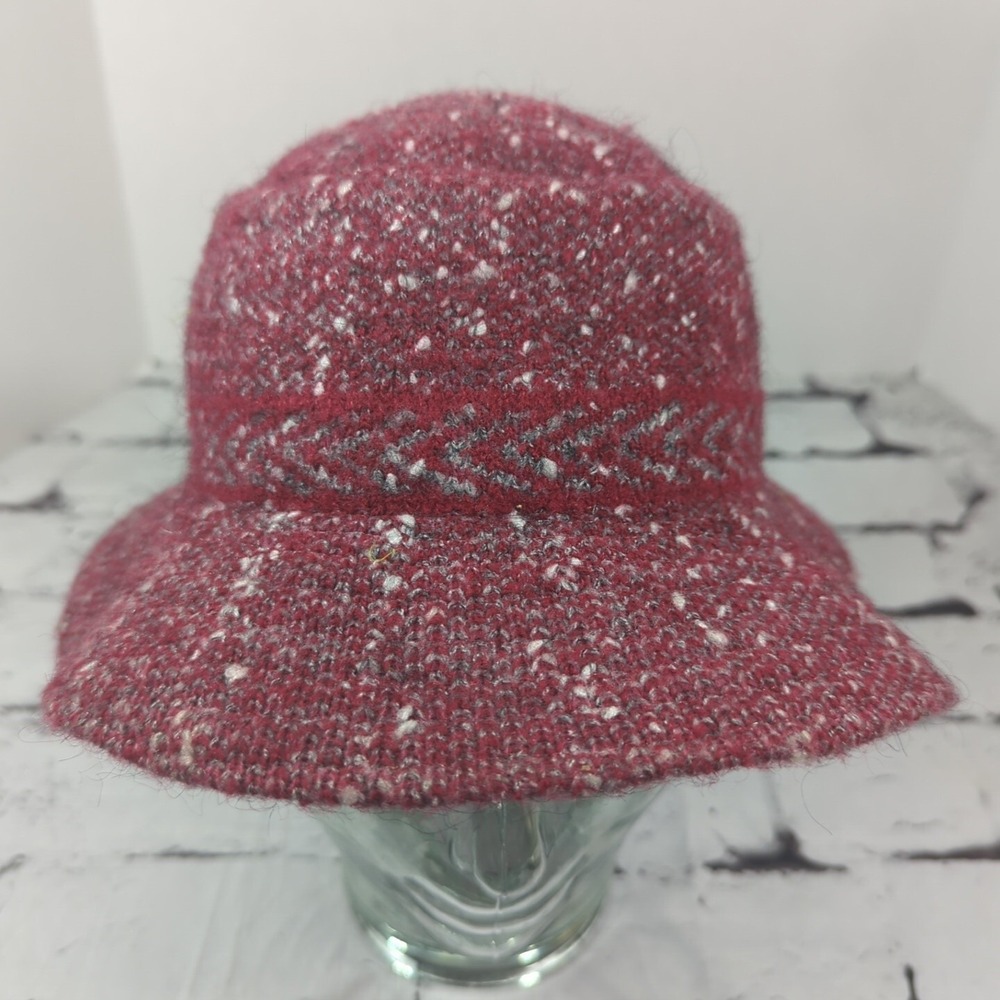 Nordstrom Maroon Womens One Size  Bucket‎ Hat